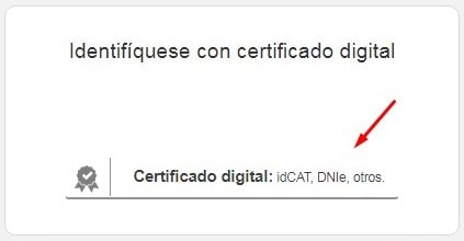 Acceder con certificado digital